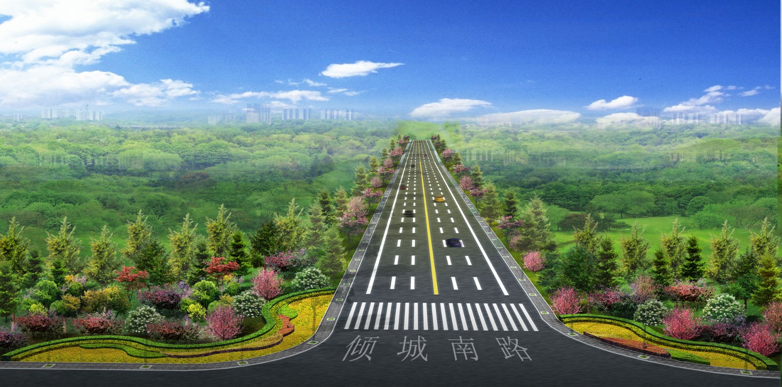 托克托工业园区道路绿化工程